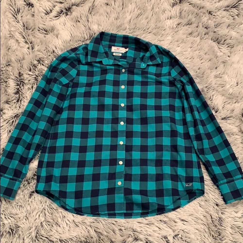 Vineyard Vines Plaid Top